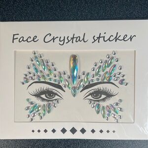 Iridescent Face Rhinestones - Full Upper and Lower Eyes